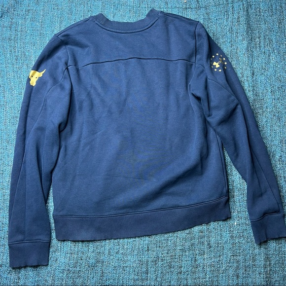 Under Armour x Project Rock Freedom Respect Fleece Crewneck Sweatshirt - Picture 5 of 6